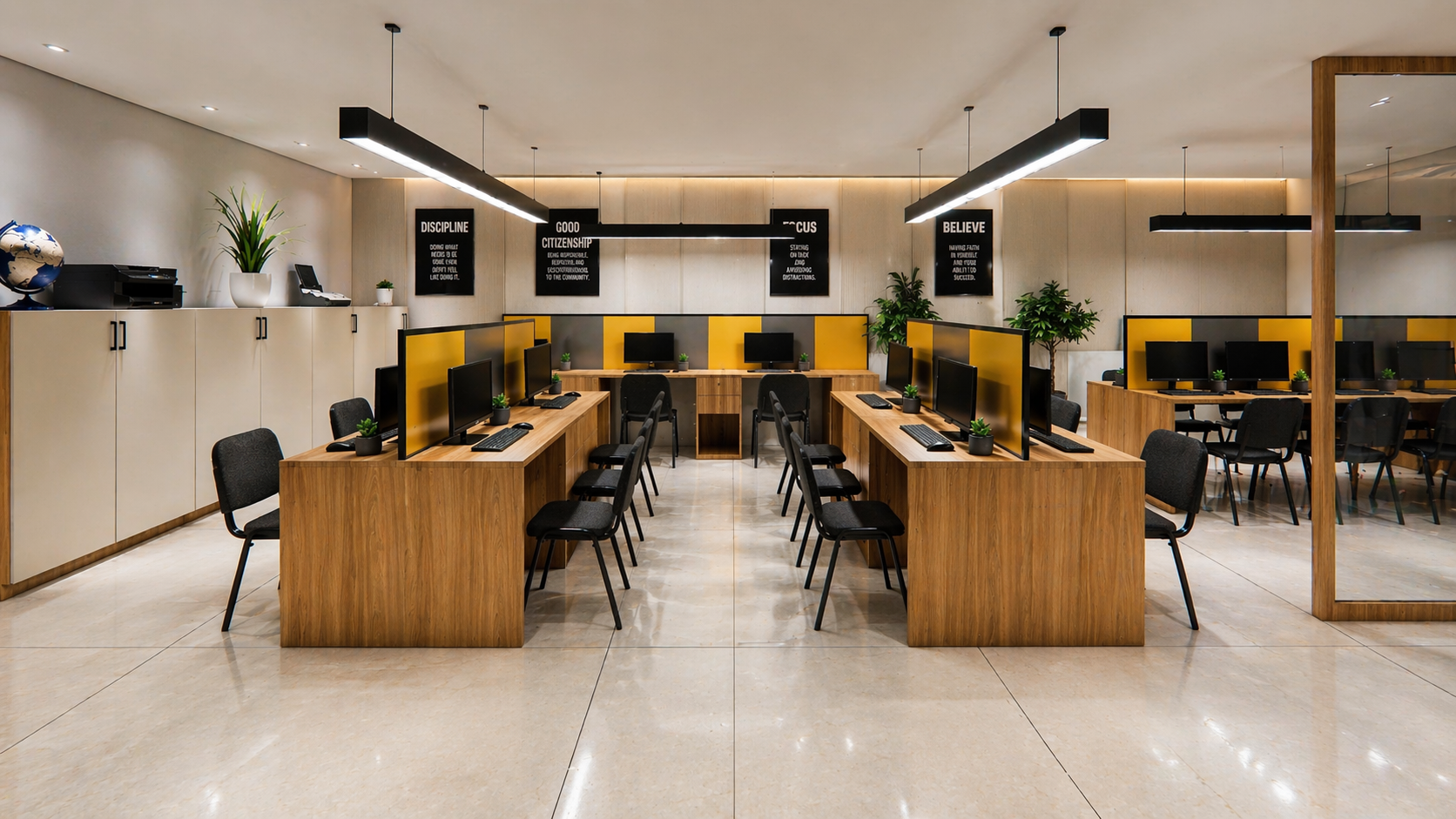 RVM CAD Institute training space by Leafply